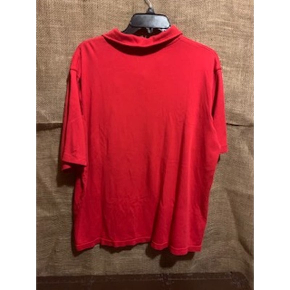 Fanatics Chicago Blackhawks XL Mens NHL Red Logo Polo Soft Classic Hockey - Picture 4 of 4